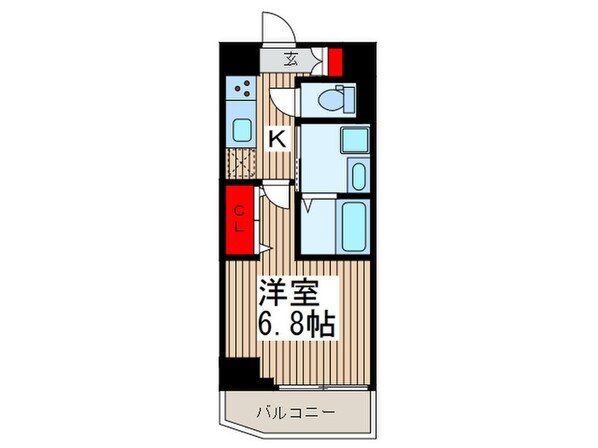 ライジングハウスゴテンの物件間取画像